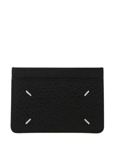 Maison Margiela Four Stitches Cardholder In Black