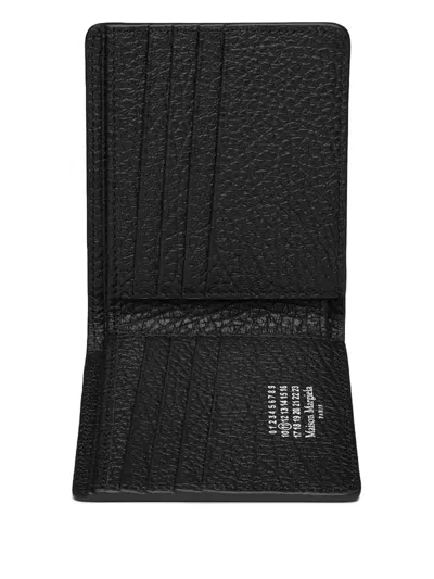 Maison Margiela Four-stitches Cardholder In Black