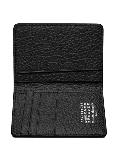 Maison Margiela Four-stitches Cardholder In Brown
