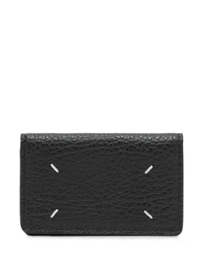 Maison Margiela Four Stitches Cardholder In Black