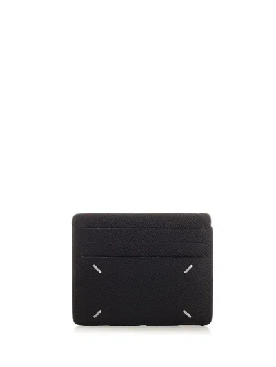 Maison Margiela Four Stitches Cardholder In Black