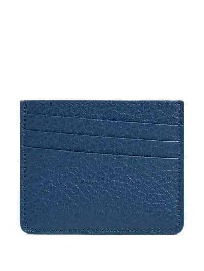 Maison Margiela Four Stitches Cardholder In Blue
