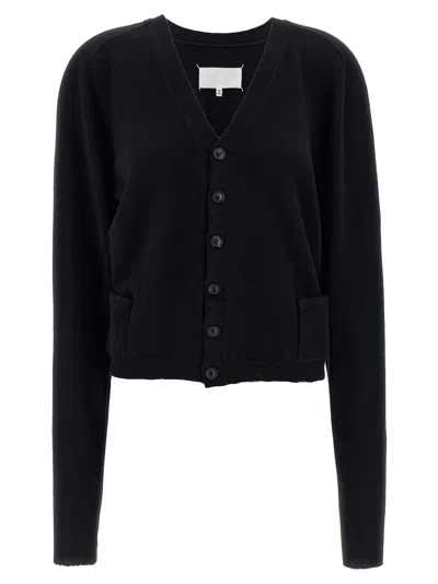 Maison Margiela Four Stitches Cardigan In Black
