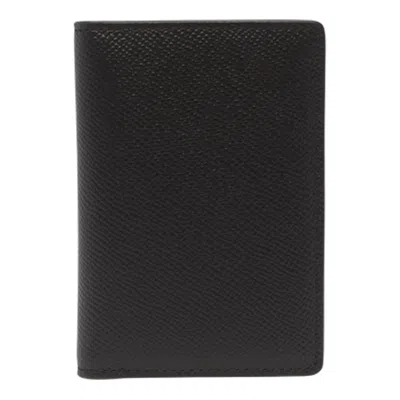 Maison Margiela Four Stitches Cards Holder In Black