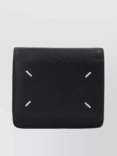 Maison Margiela Four Stitches Chain Wallet In Black