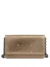 Maison Margiela Four Stitches Chain Wallet In Gold