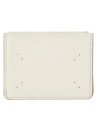 Maison Margiela Four Stitches Compact Wallet In White