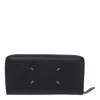 Maison Margiela Stitching Logo Wallet Wallets And Card Holders Black In Black