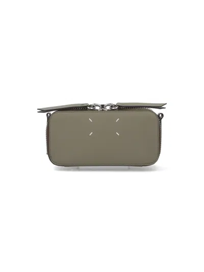 Maison Margiela Four Stitches Crossbody Bag In Gray