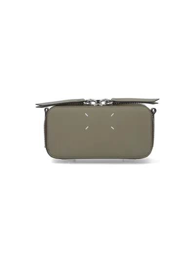 Maison Margiela "four Stitches" Crossbody Bag In Gray