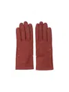 Maison Margiela Four Stitches Gloves In Red