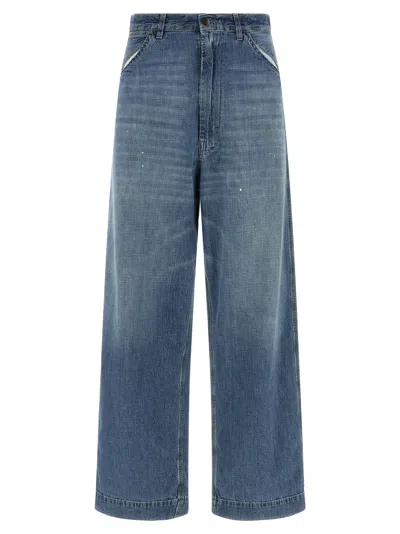 Maison Margiela Four Stitches Jeans In Blue