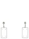 Maison Margiela Rectangular Drop Earrings