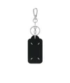 Maison Margiela Four Stitches Keyring In Black