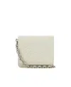 Maison Margiela Chalk Leather Card Holder In White