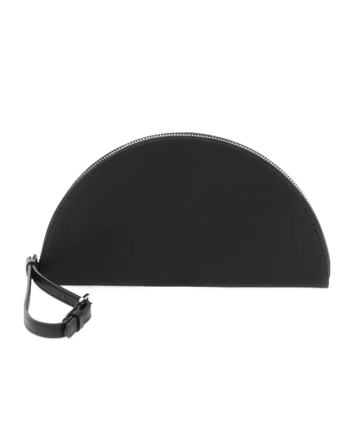 Maison Margiela Four Stitches Leather Wallet In Black
