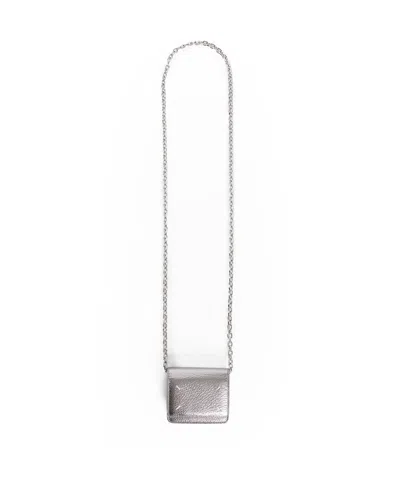 Maison Margiela Four Stitches Leather Wallet In White
