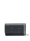 Maison Margiela Four-stitch Leather Wallet-on-chain