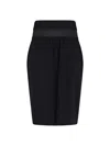 Maison Margiela Anonymity Of The Lining Midi Skirt In Black
