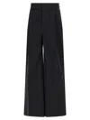 Maison Margiela Black Four Stitches Pants In Black