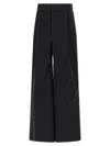 Maison Margiela Black Four Stitches Pants In Black