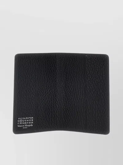 Maison Margiela 'four Stitches' Passport Holder In Black
