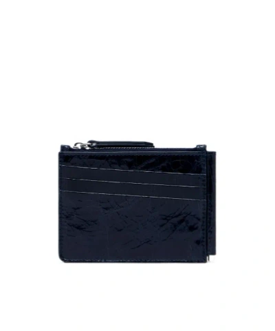 Maison Margiela Four Stitches Pincer Wallet In Black