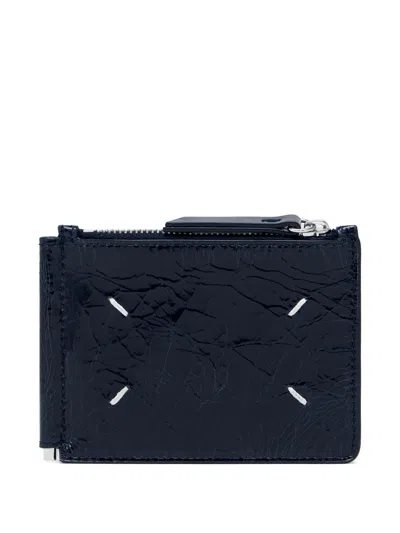 Maison Margiela Four Stitches Pincer Wallet In White