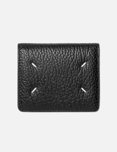 Maison Margiela Four Stitches Pocket Cardholder In Black
