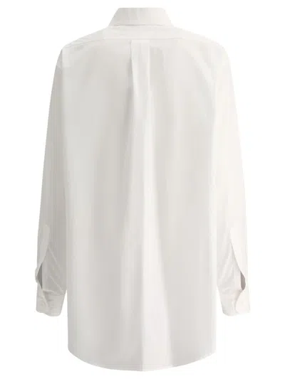 Maison Margiela "four Stitches" Poplin Shirt In White