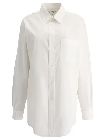 Maison Margiela Four Stitches Shirts In White