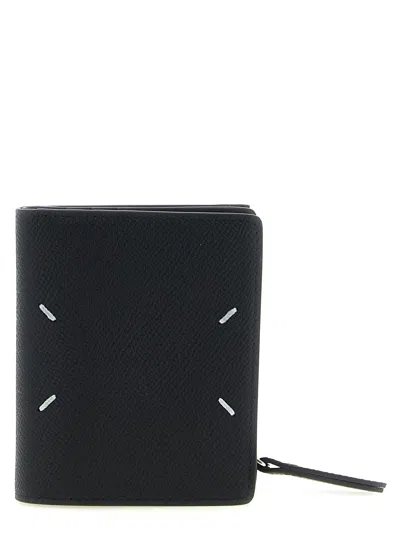 Maison Margiela 'four Stitches' Small Wallet In Black