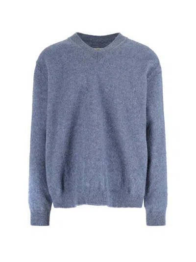 MAISON MARGIELA FOUR STITCHES' SWEATER - BLUE