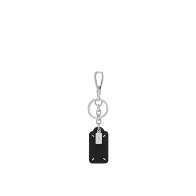 Maison Margiela Four Stitches Tag Keyring Unisex Black