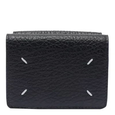 Maison Margiela Four Stitches Wallet In Black