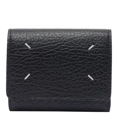 Maison Margiela Four Stitches Wallet In Black