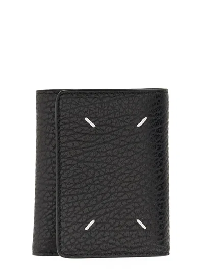 Maison Margiela Four Stitches Wallet In Black
