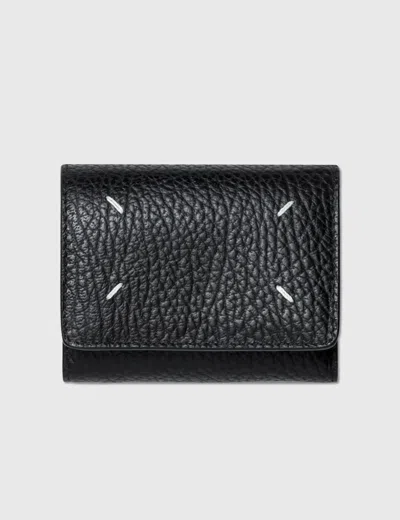 Maison Margiela Four Stitches Wallet In Black