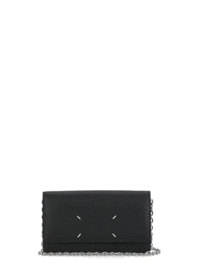 Maison Margiela Four Stitches Wallet In Black