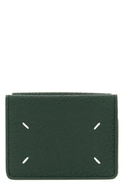 Maison Margiela 'four Stitches' Wallet In Gray