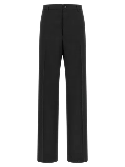 Maison Margiela 'four Stitches' Wool Pants In Black