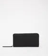 Maison Margiela Four Stitches Zip-around Wallet Unisex Black