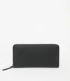 Maison Margiela Four Stitches Zip-around Wallet Unisex Black