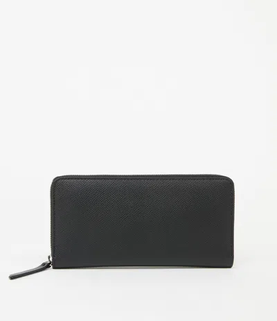 Maison Margiela Four Stitches Zip-around Wallet Unisex Black