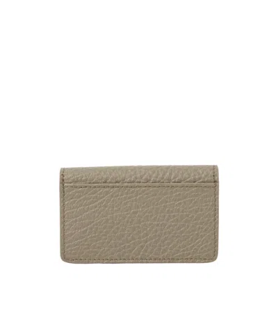 Maison Margiela Four-slot Card Holder In Purple