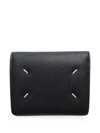 Maison Margiela Four-stitch Bi-fold Wallet In Black