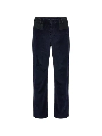 Maison Margiela Four-stitch Corduroy Jeans In Blue