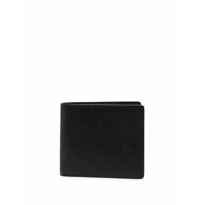 Maison Margiela Four-stitch Leather Card Holder In Black