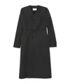 Maison Margiela Elegant Nested Wool Jacket With Adjustable Strap In Black
