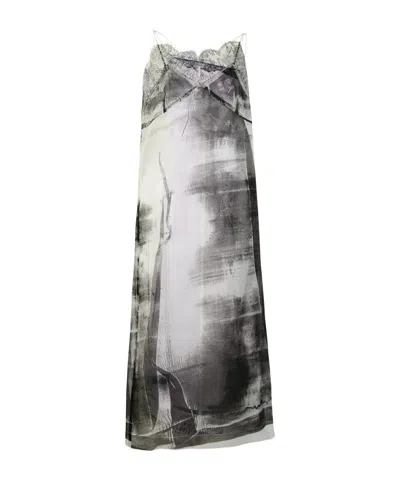 MAISON MARGIELA MAISON MARGIELA STRAPPED MIDI DRESS